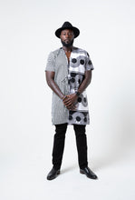 Load image into Gallery viewer, Striped Adinkra Monogram Cardigan
