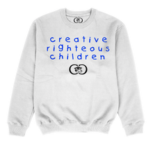 Load image into Gallery viewer, Child Font White Sweatshirt
