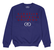 Load image into Gallery viewer, Child Font Navy Blue Sweatshirt

